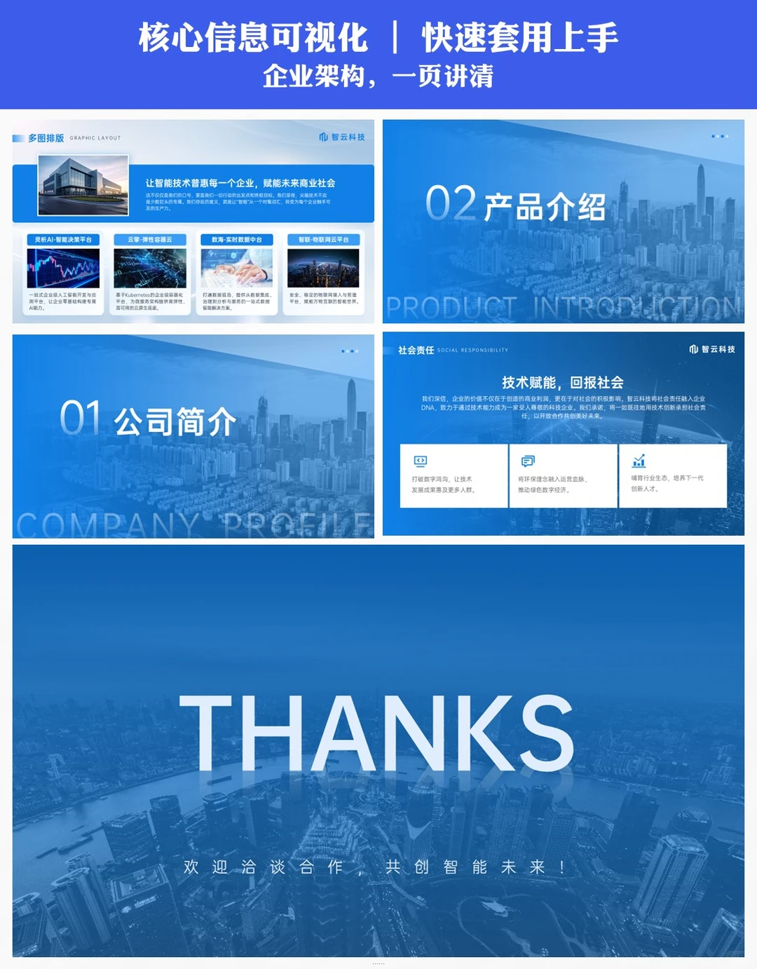 企业简介ppt模板｜中小企业必备