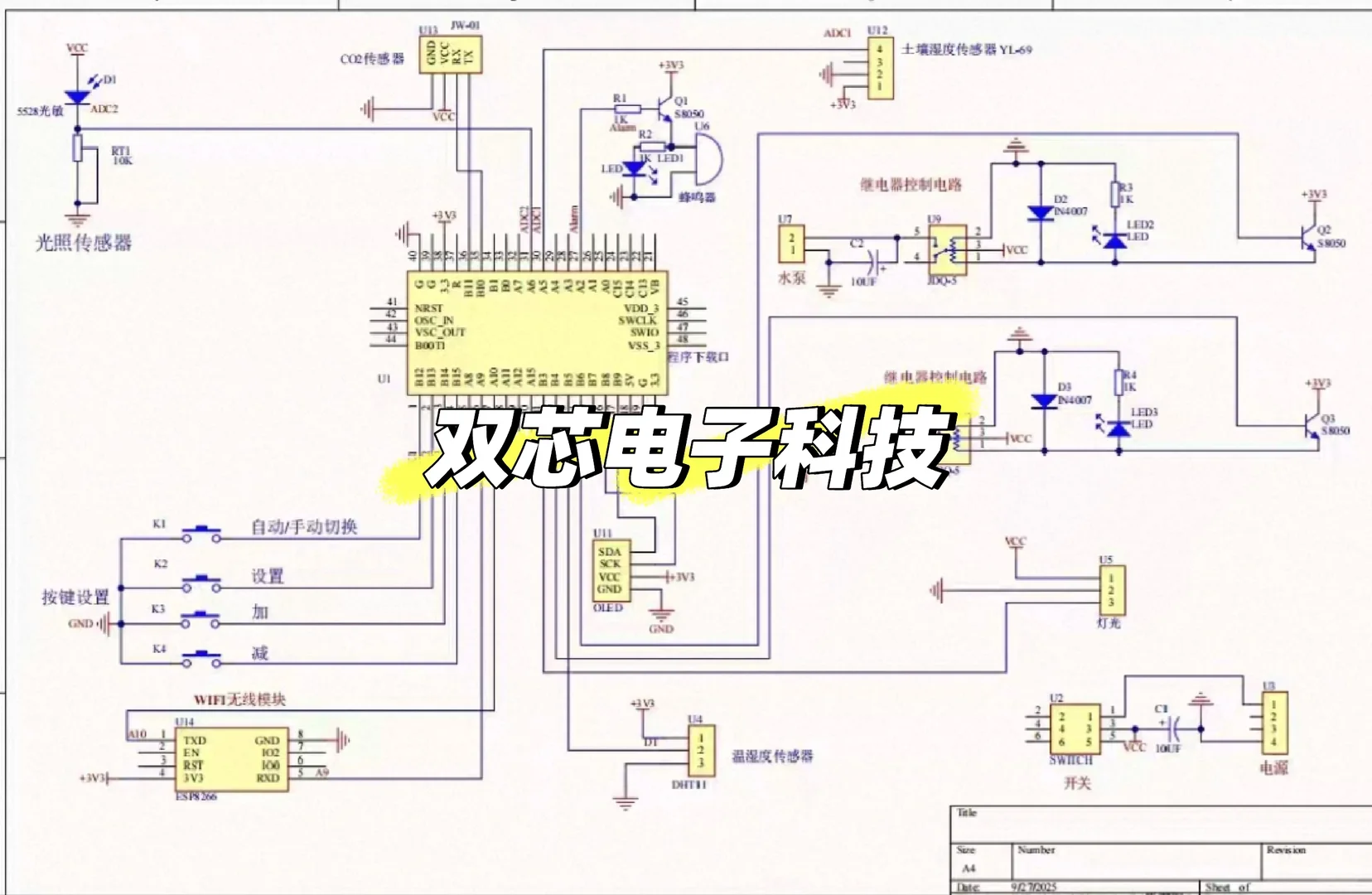 基于STM32智慧农业/智能大棚/温室大棚
