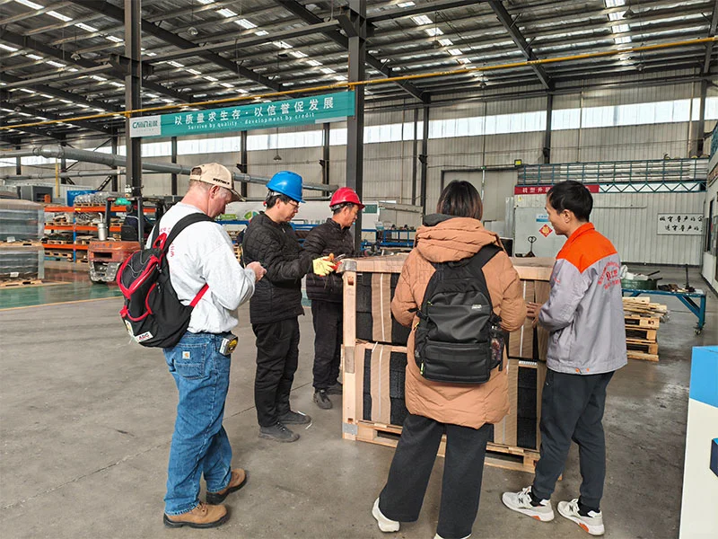 北美客户都来考察！亲临彩麟工厂验证彩石瓦