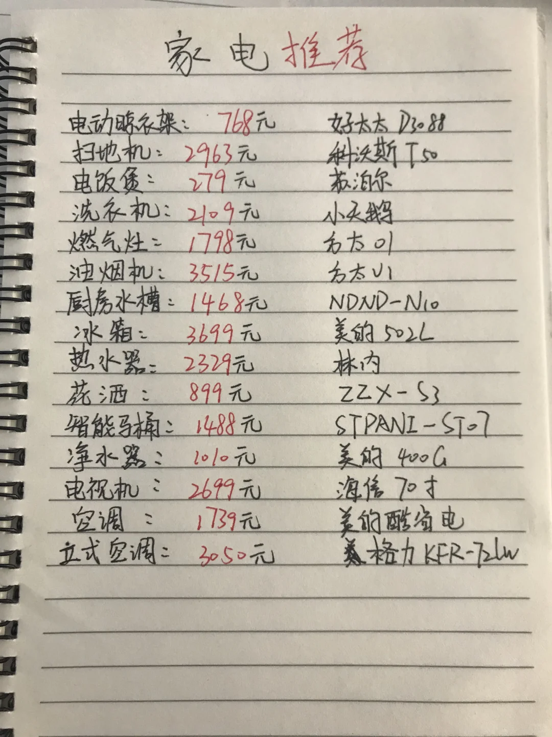 ?装修轻松抄作业的一站式家电指南