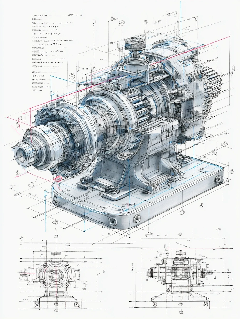 机械变速齿轮箱·设计手稿［咒语］