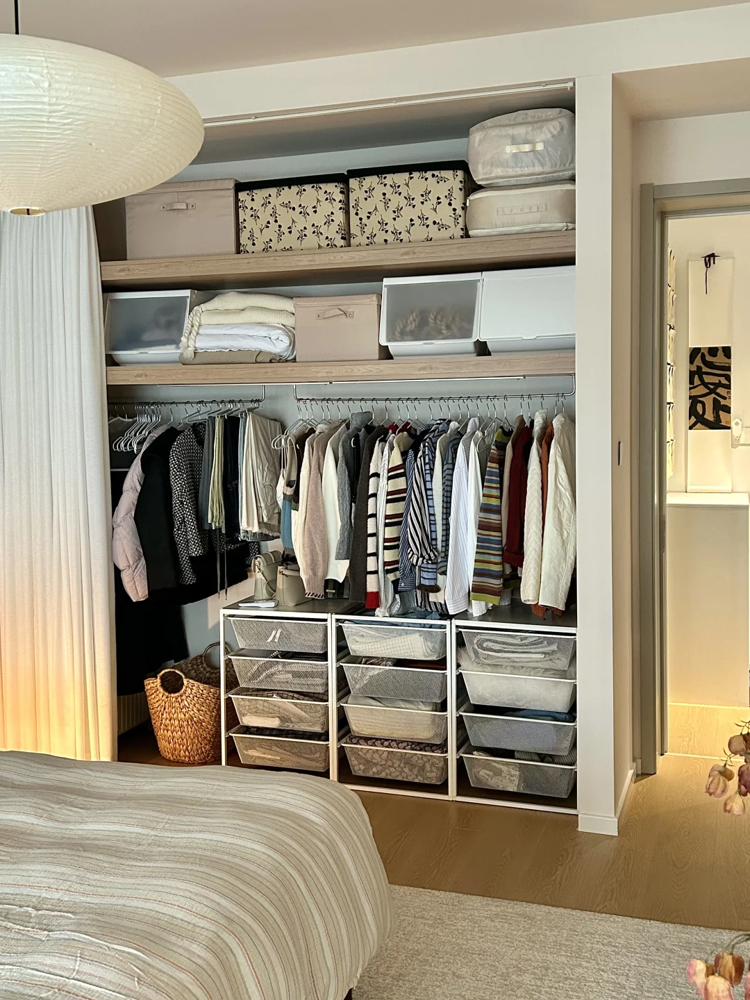 ?太好复刻了！我这15m²的复古栗色卧室