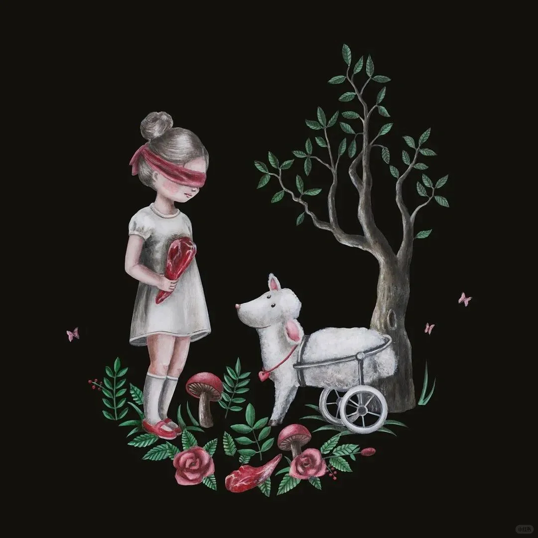 这位画家吃素30多年，她说人和动物息息相关