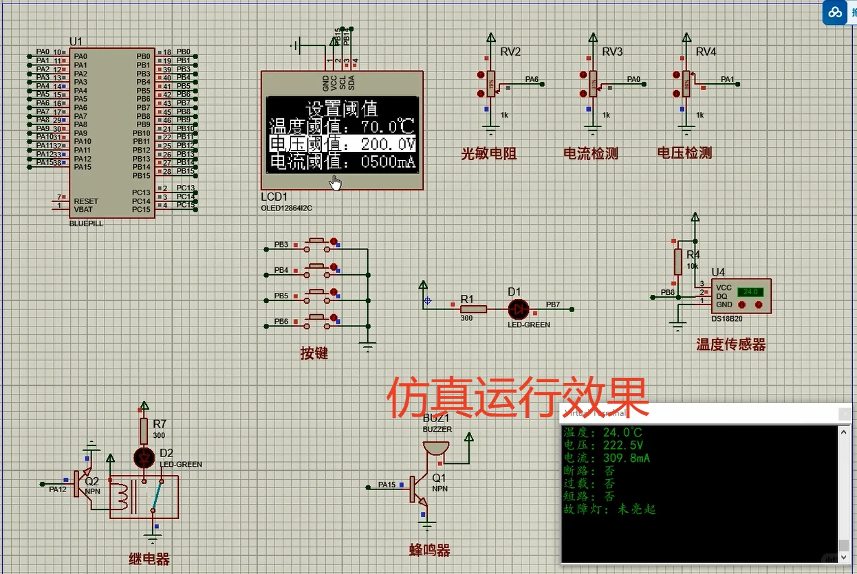 基于STM32的老旧小区配电网故障定位设计