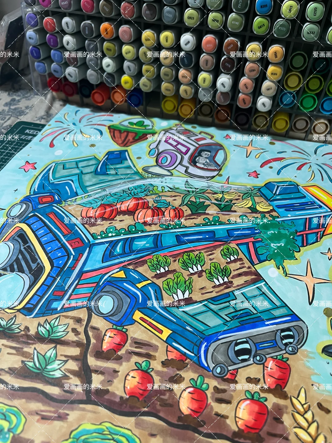 未来世界的农场：机器人种地+太空蔬果?