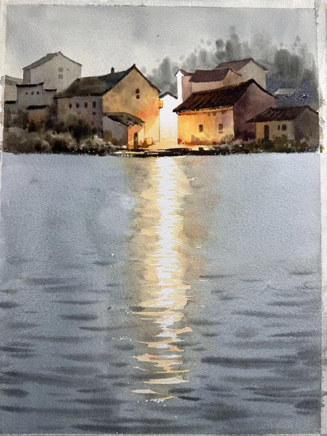 粉丝留言叫我画水，那必须要安排上呀