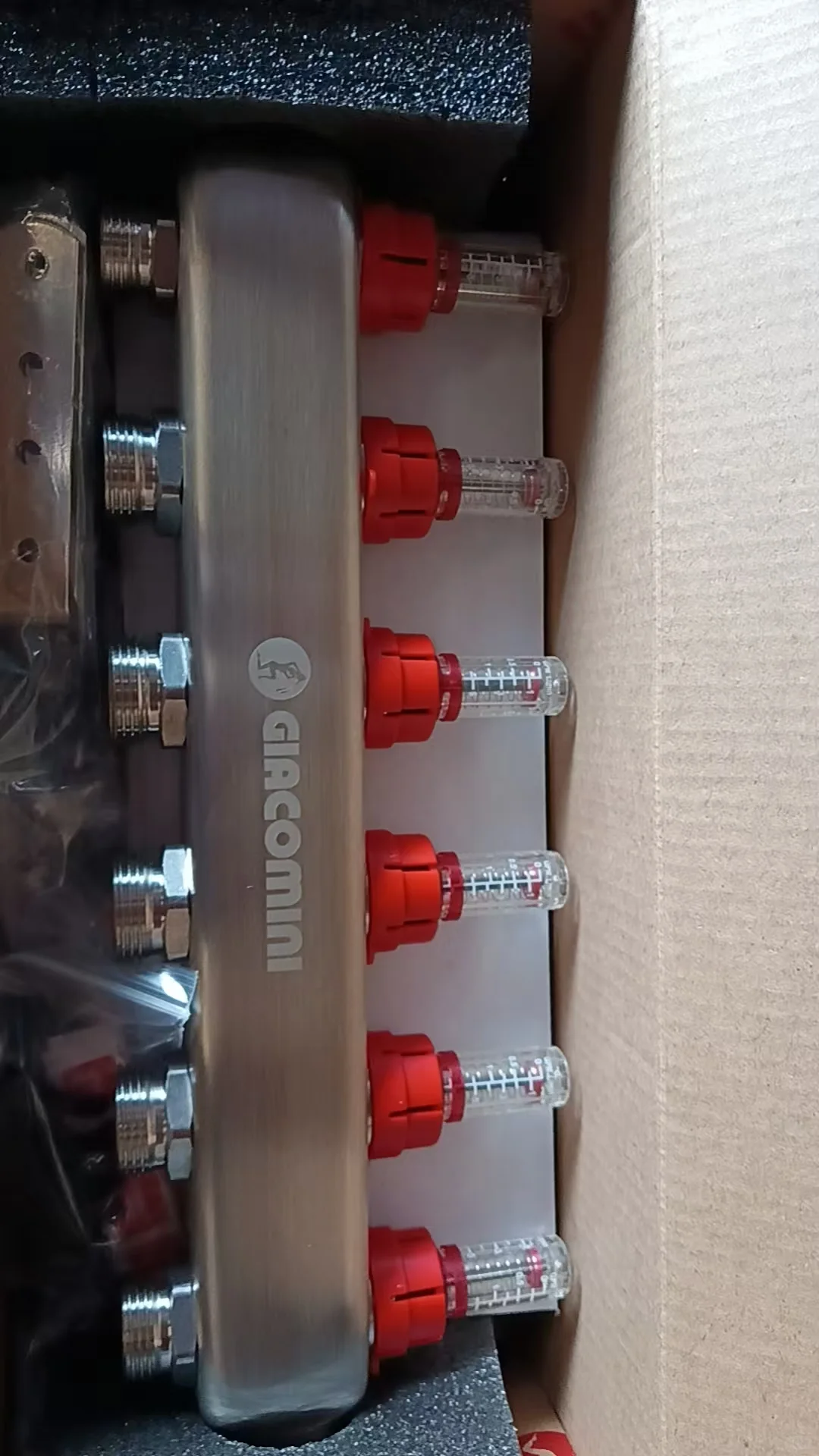 嘉科米尼不锈钢流量计分集水器R553CFS