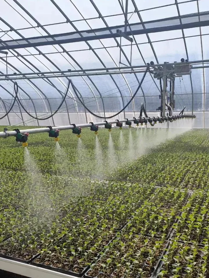 育苗温室喷灌机的选择与智能化优势