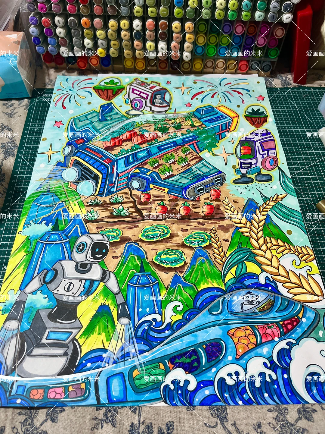 未来世界的农场：机器人种地+太空蔬果?