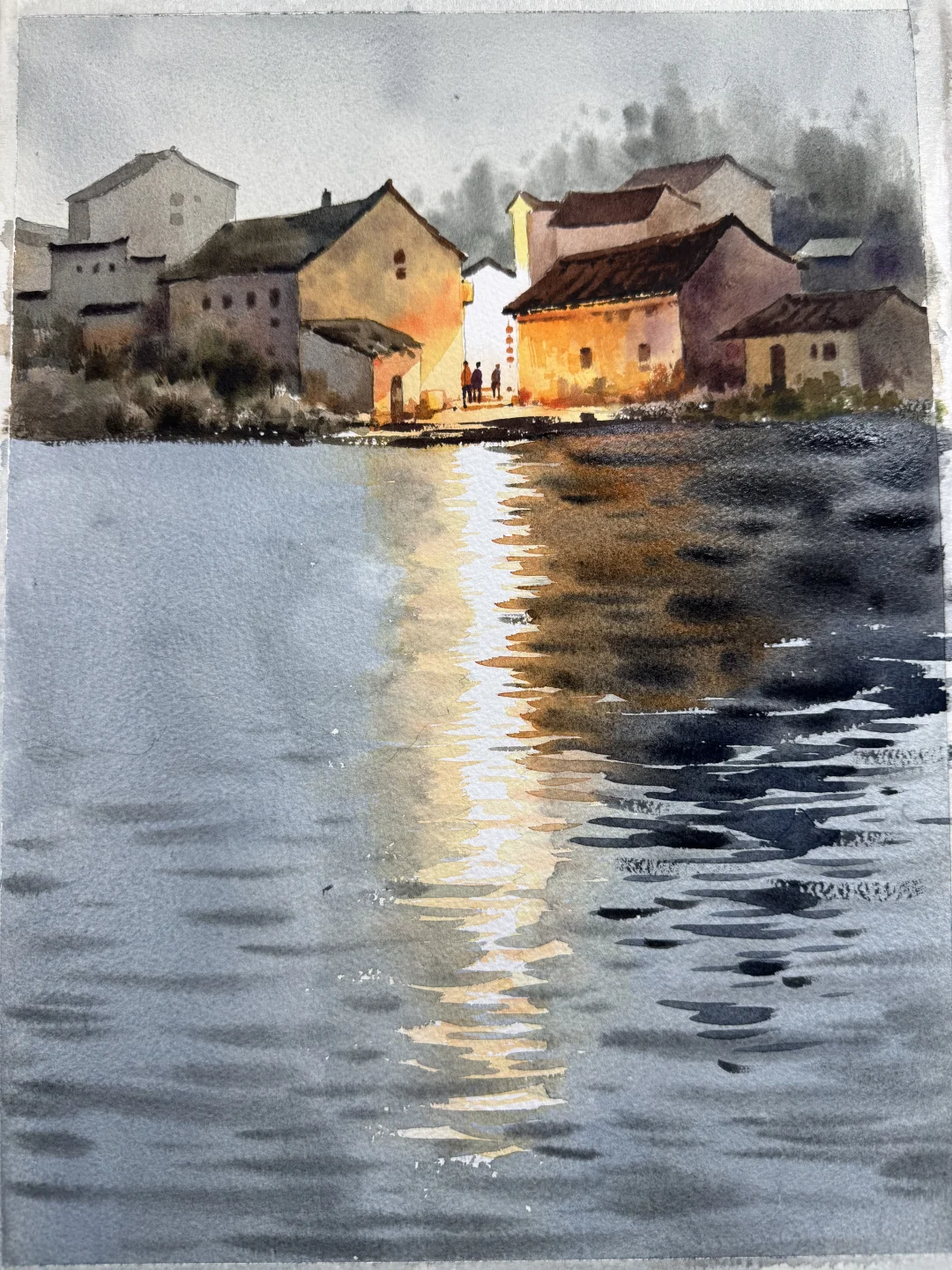 粉丝留言叫我画水，那必须要安排上呀