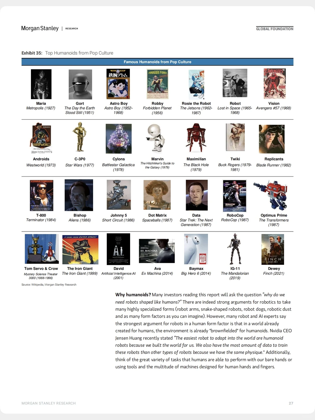 人形机器人未来十年