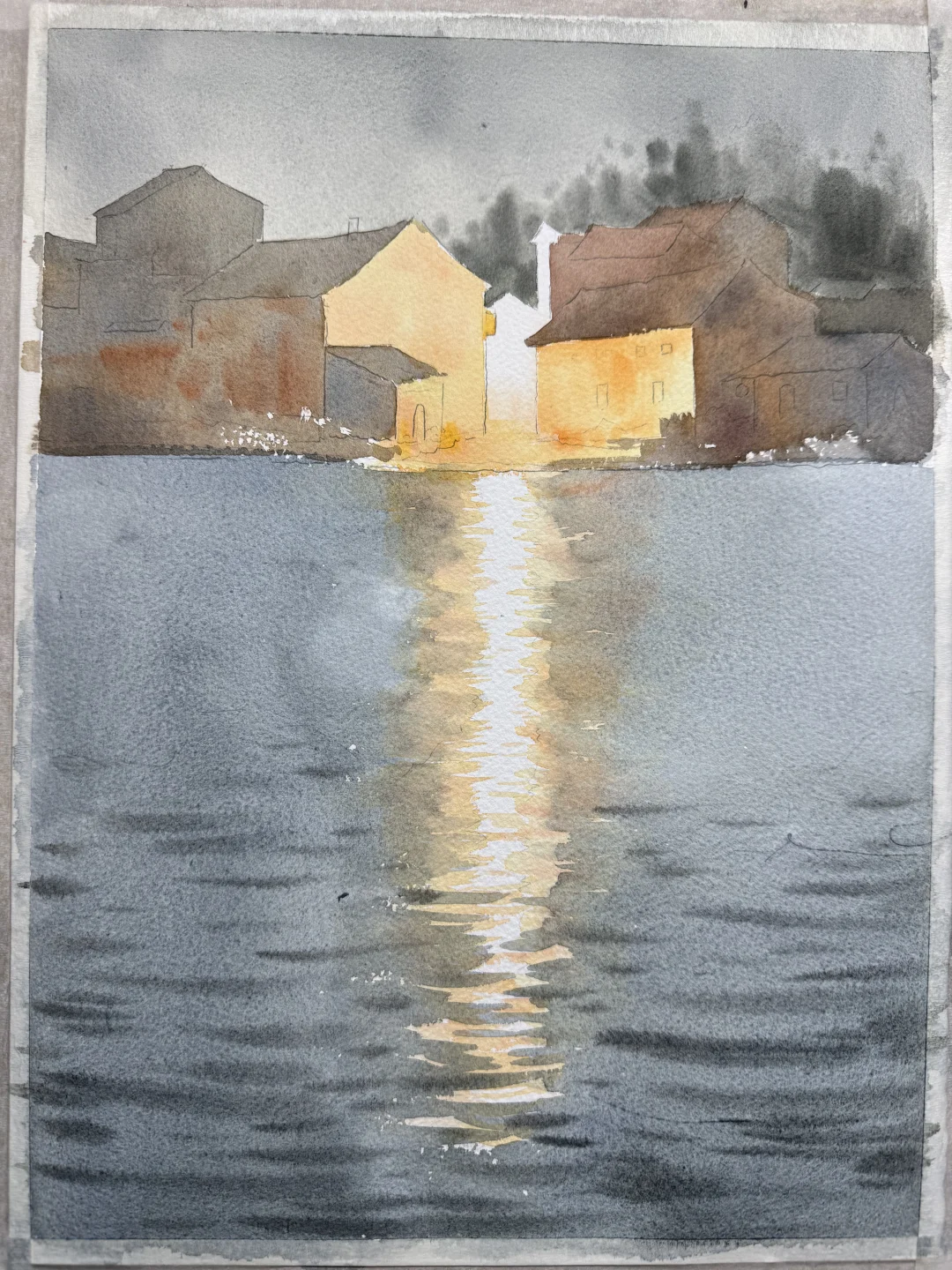 粉丝留言叫我画水，那必须要安排上呀