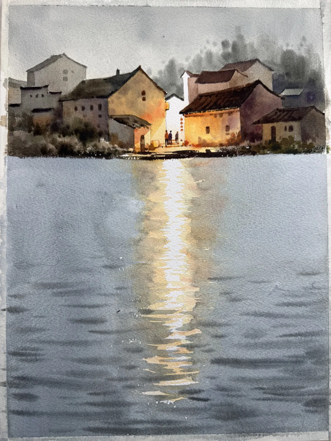 粉丝留言叫我画水，那必须要安排上呀