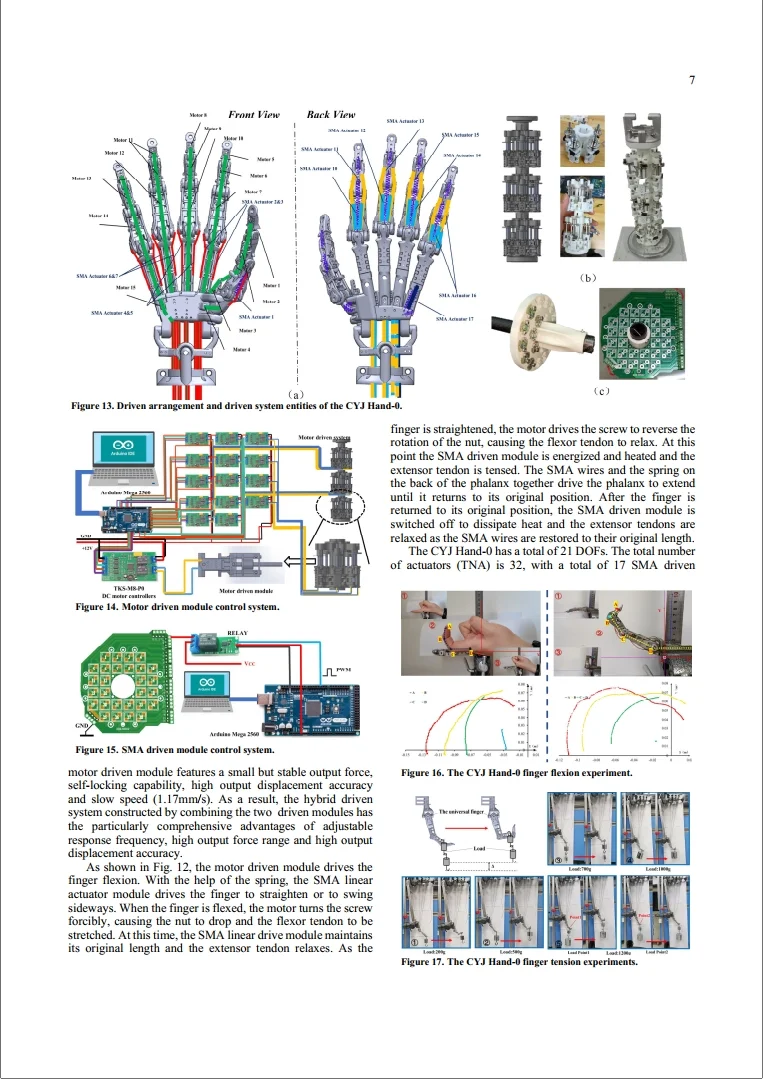 灵巧手科研之6：SMA（形状记忆合金的应用）