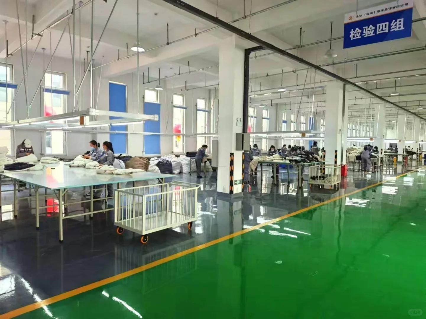 工厂后道车间实拍 细节才是品质底气