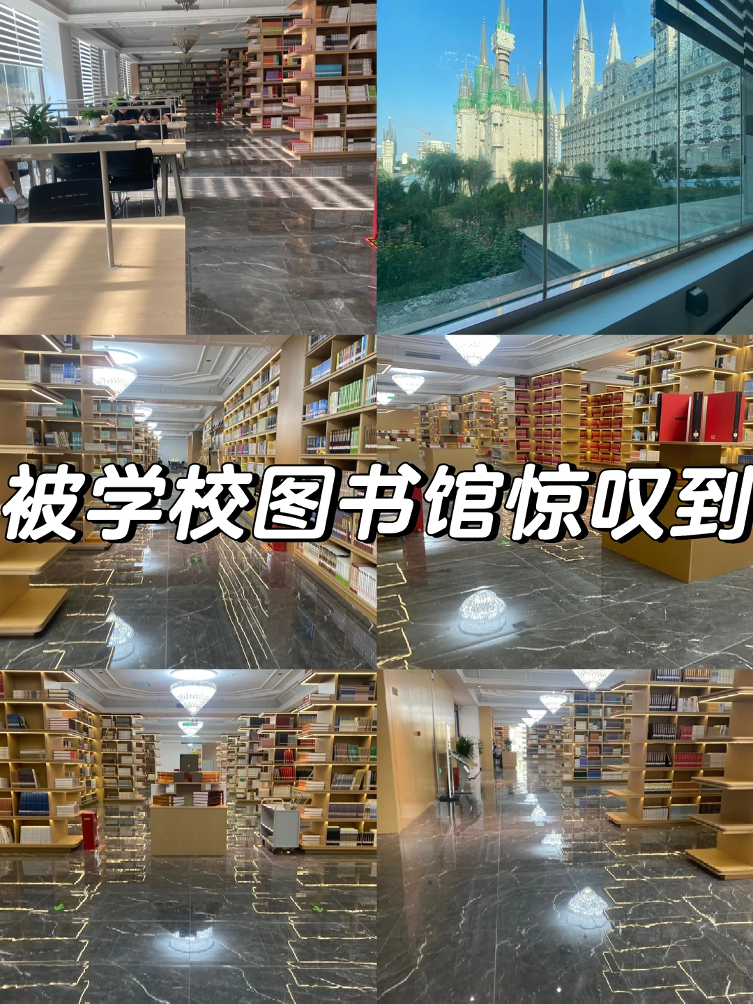 学校的图书馆真的好好看????