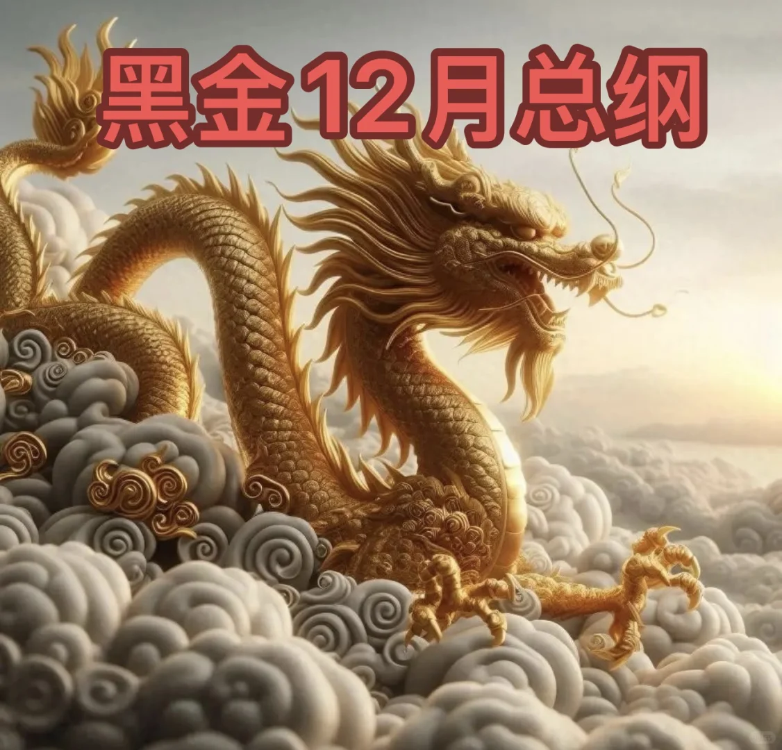 黑金12月总纲