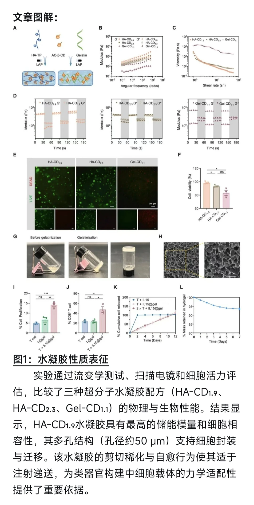 【Materials Today Bio】超分子水凝胶递送