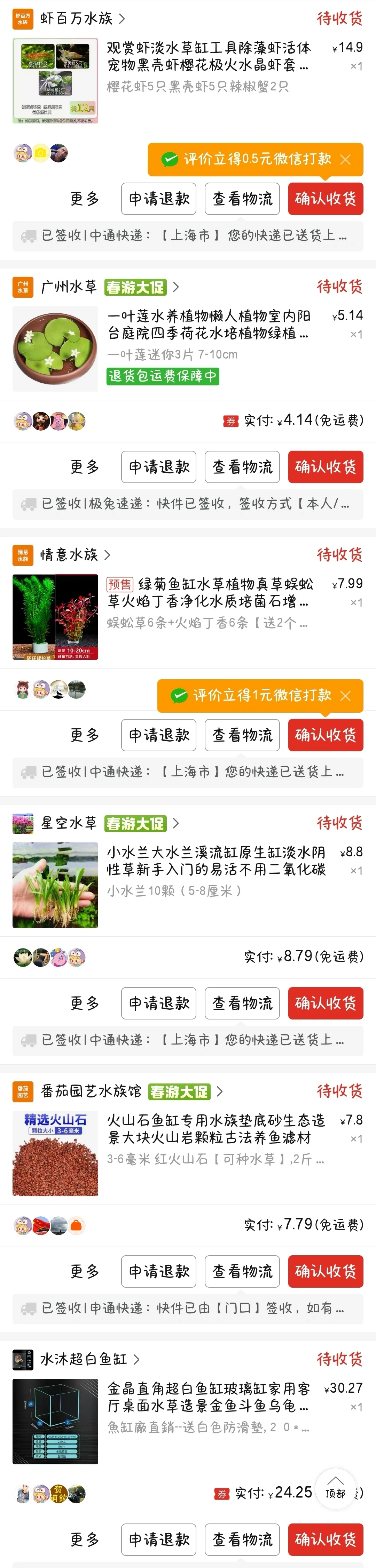 新手生态鱼缸｜一周记录?