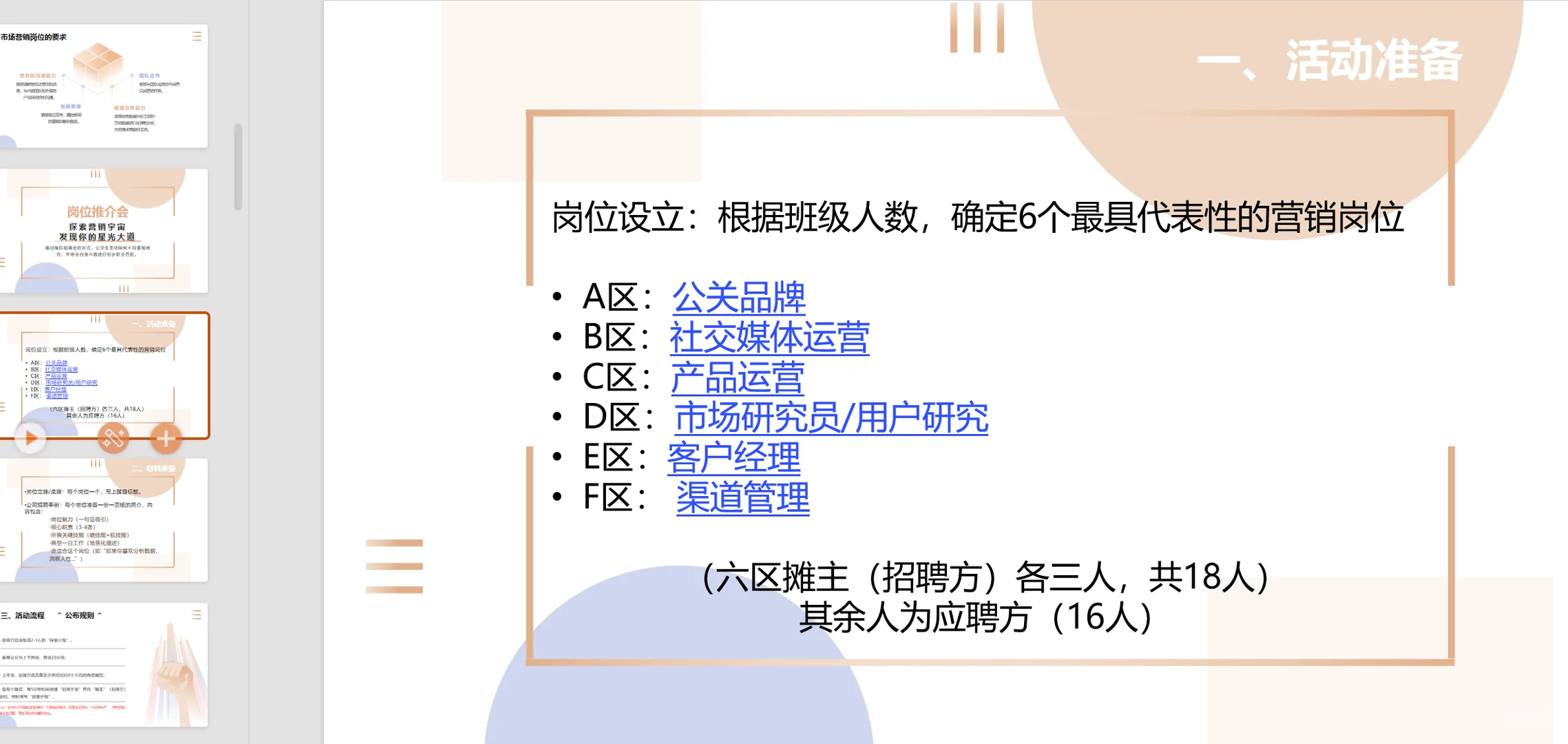 【?岗位推介会】上营销导论课不能无聊