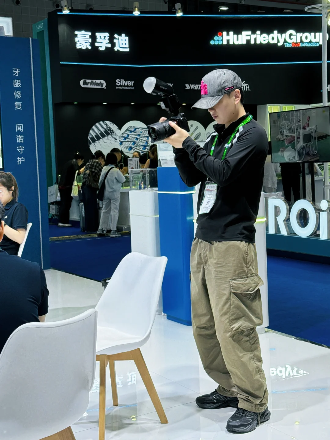 展会拍摄时的工作照｜展览展会拍的够够的了