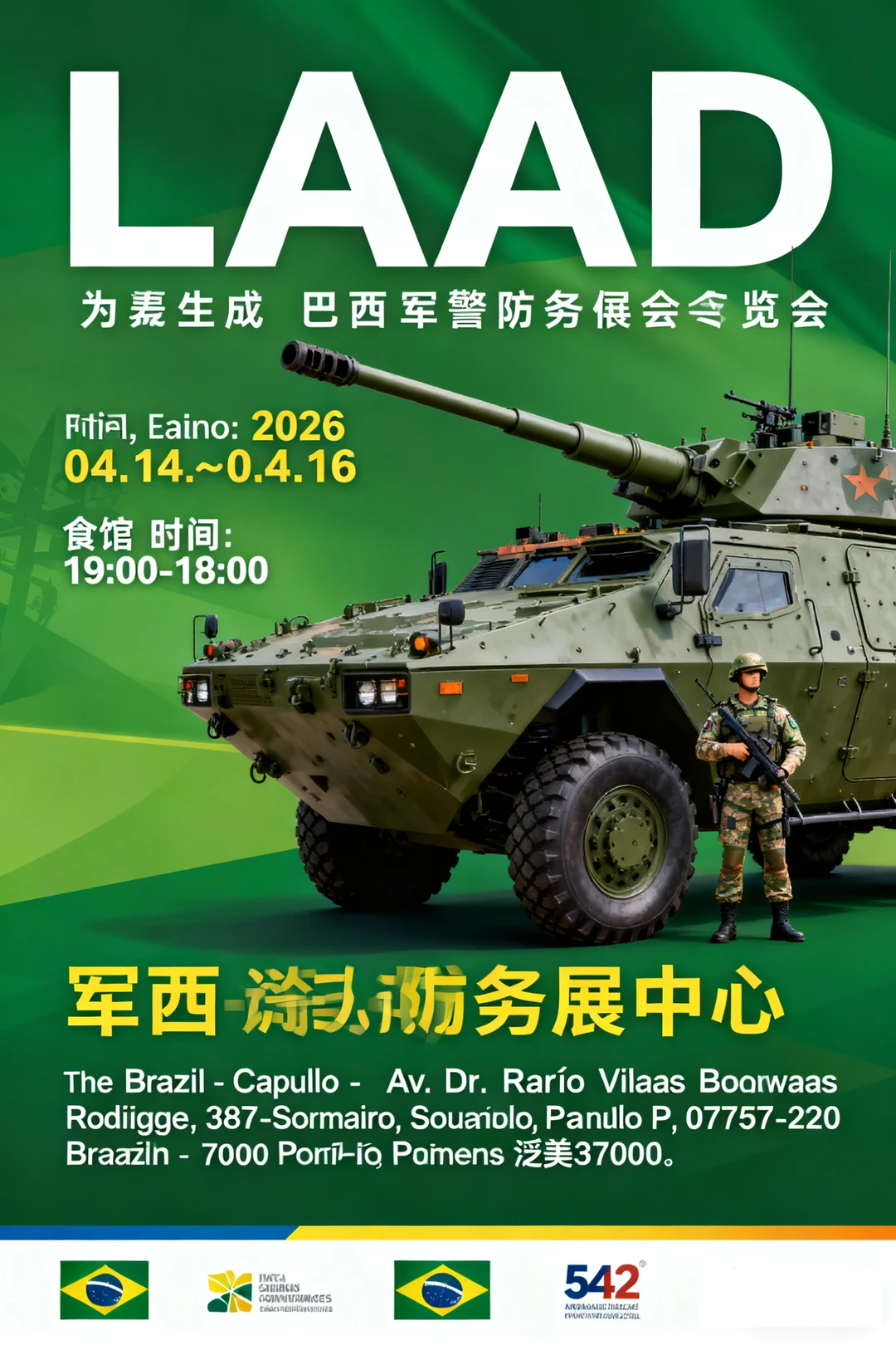 巴西军警防务展览会 LAAD