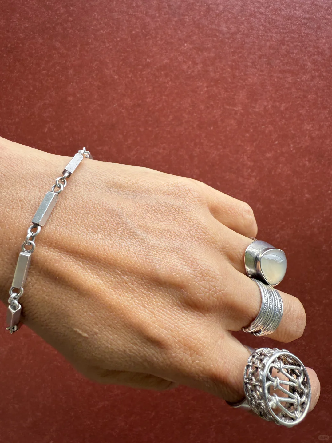 手上戴出一个设计展，北欧小众银饰