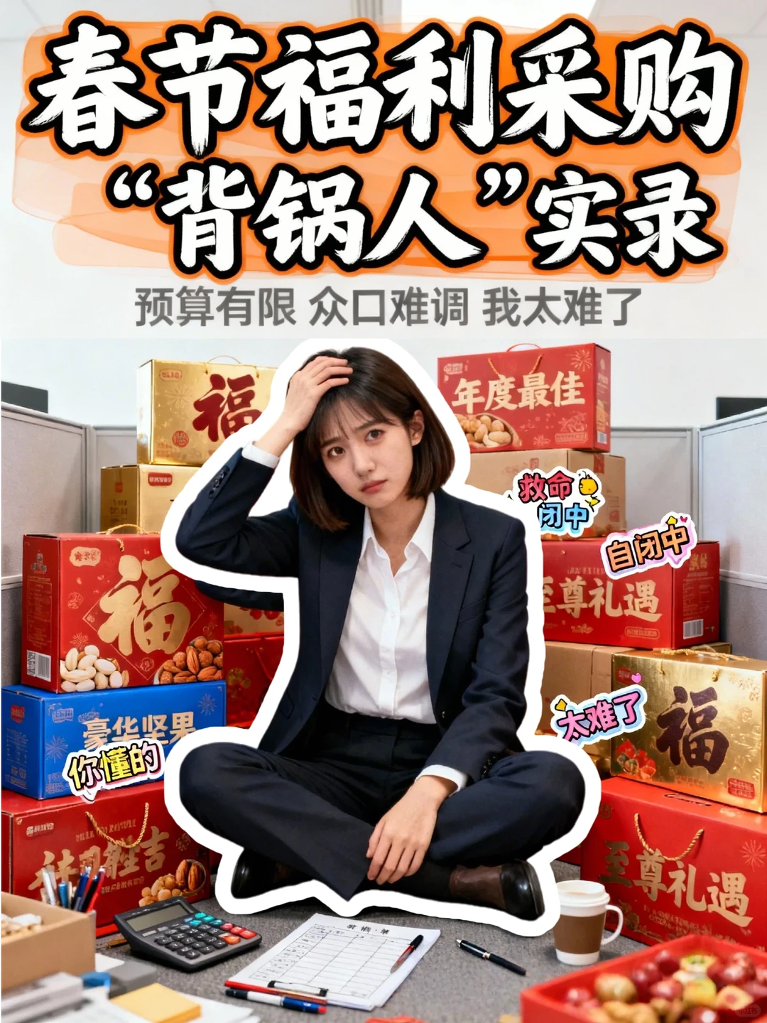 春节福利行政采购,“背锅人”的精彩实录