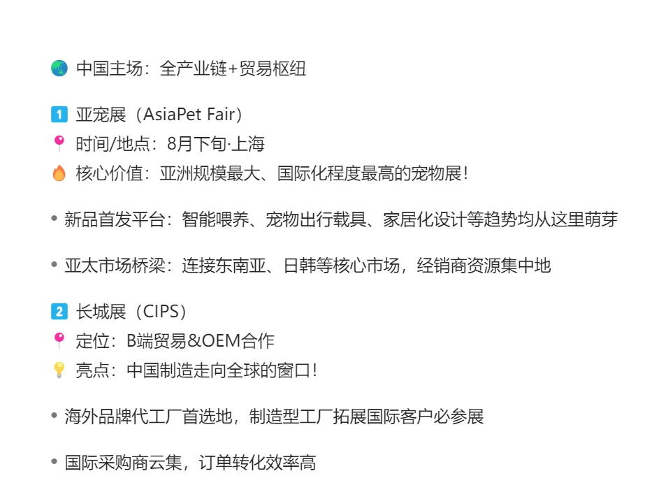 ? 宠物行业必看!宠物展全攻略‼️