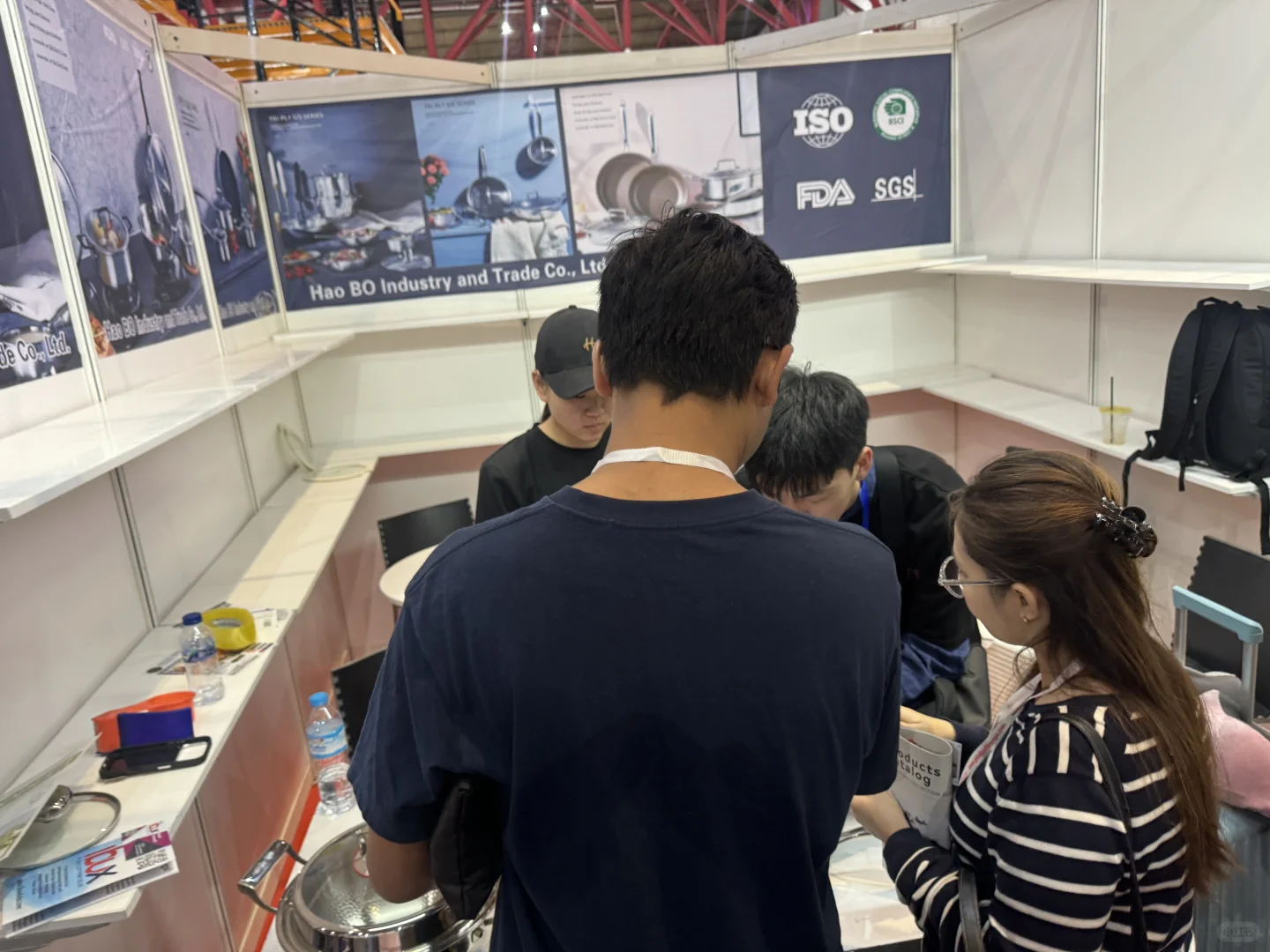 外贸人在印尼参展的第四天