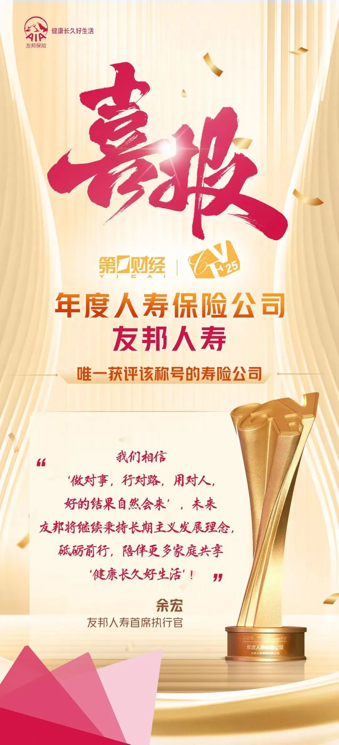 寿险行业年度盛典获奖者?