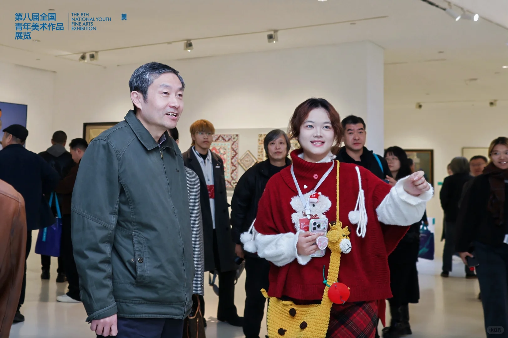 很荣幸我的作品在全国青年美展展出了！?