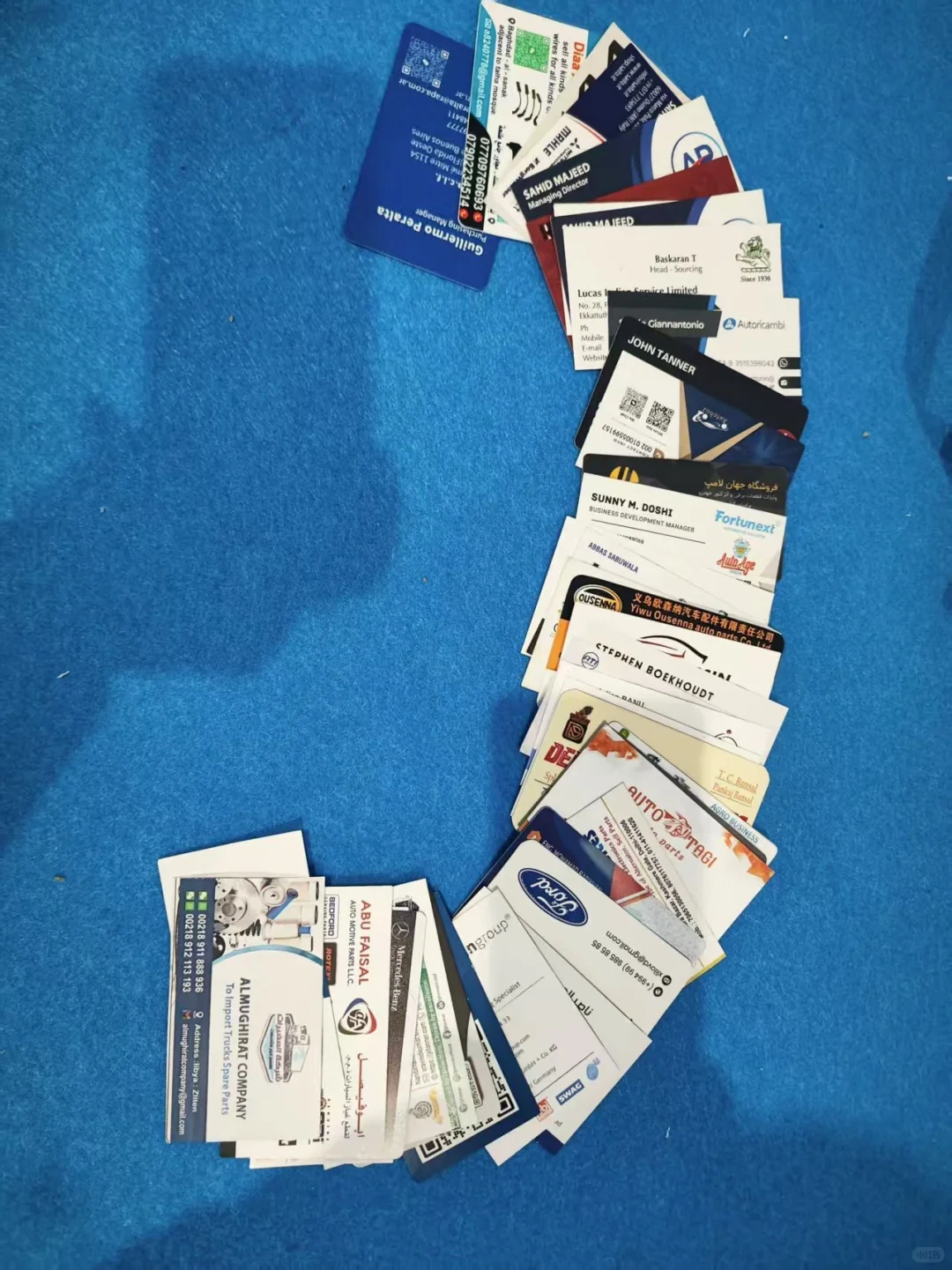 上海法兰克福展老外名片！超高质量先到先得