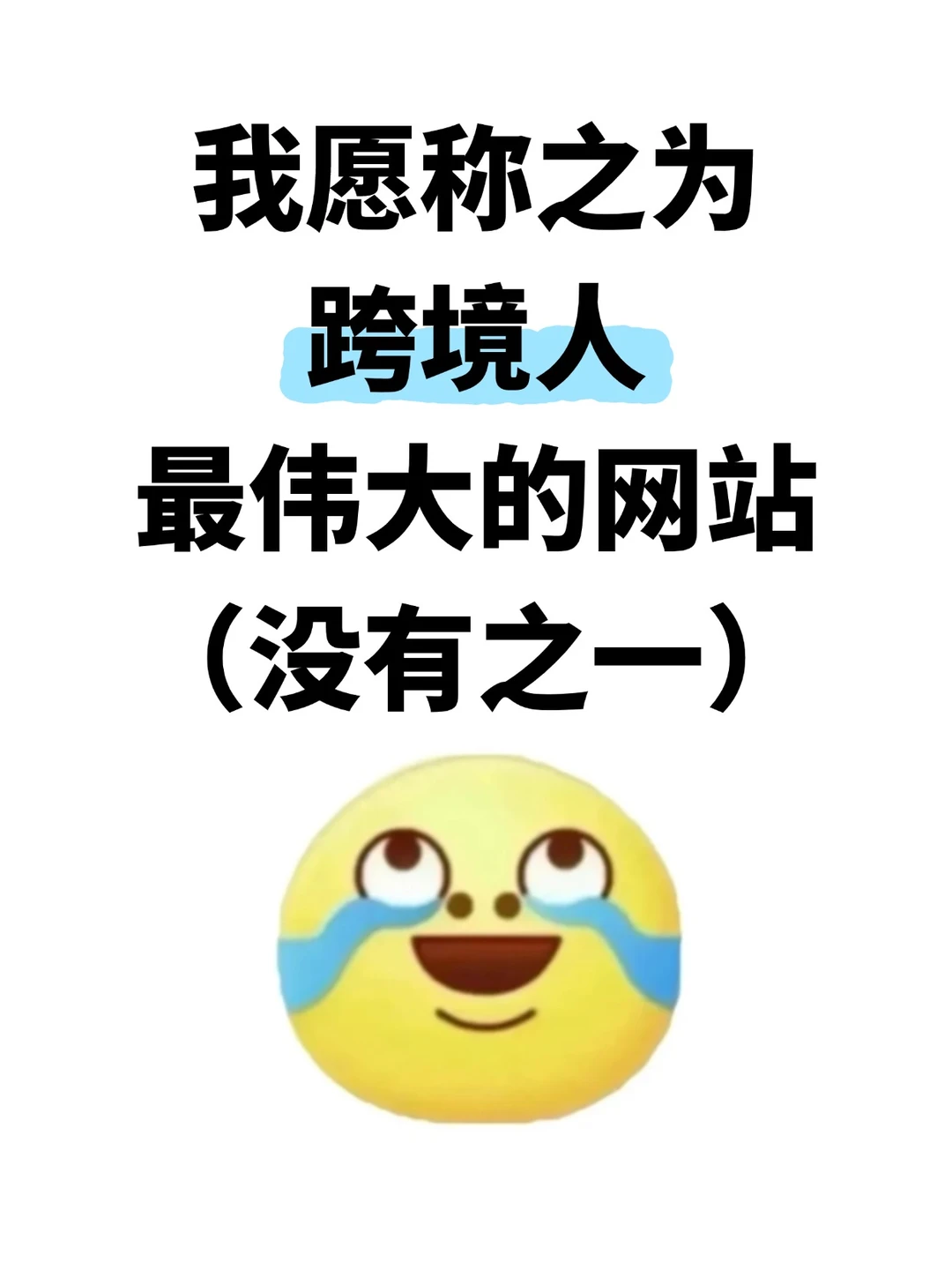 我愿称之为跨境人最伟大的网站