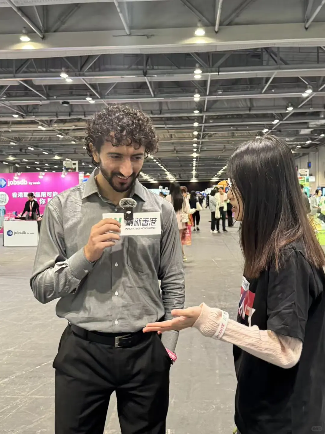 在Talent X逛到闭展！