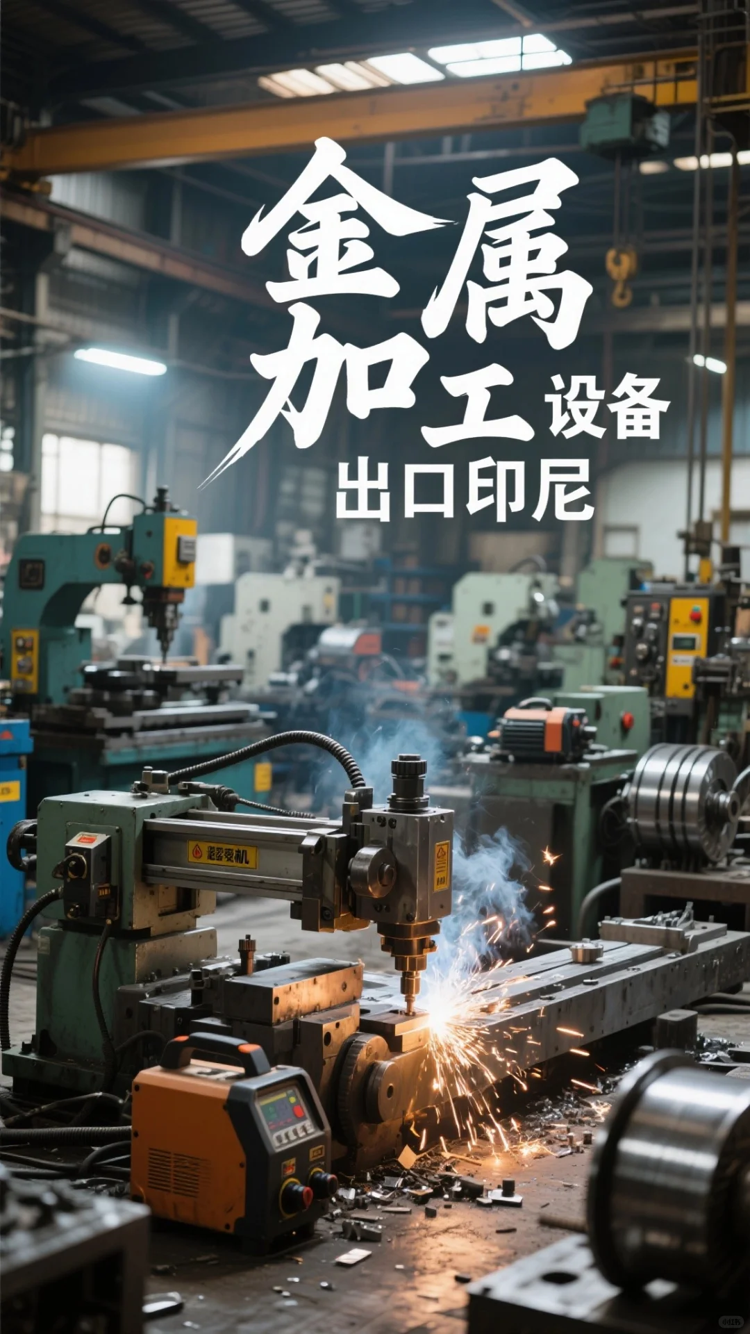 金属加工设备出口印尼这两年真的太稳了！