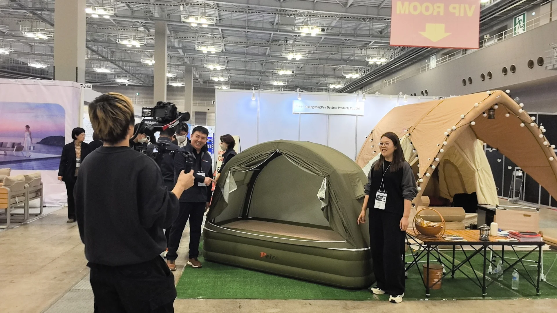 培尔户外东京展惊艳亮相 创新产品引爆全场