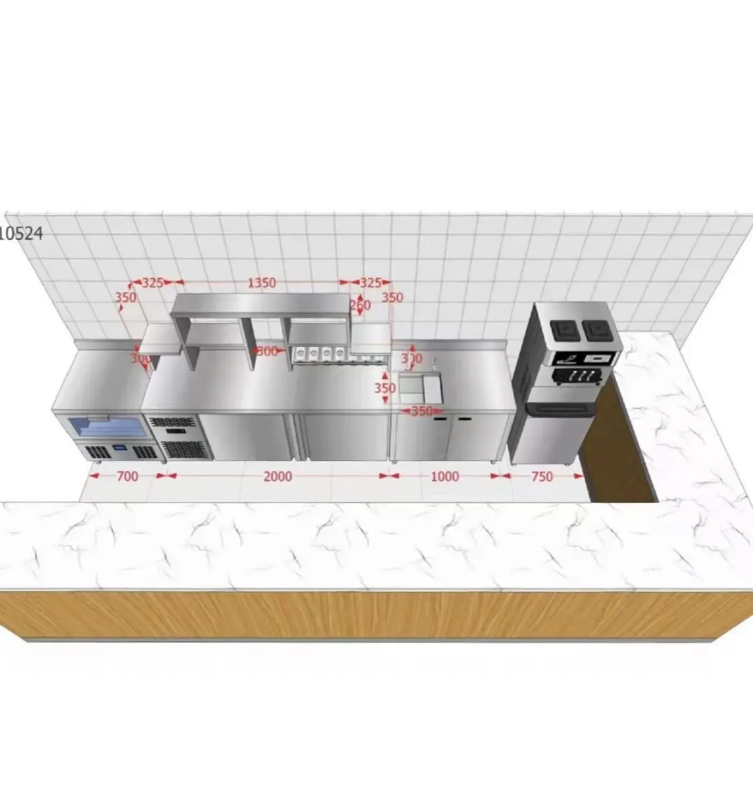 奶茶店比较热门的设备款式类型效果图