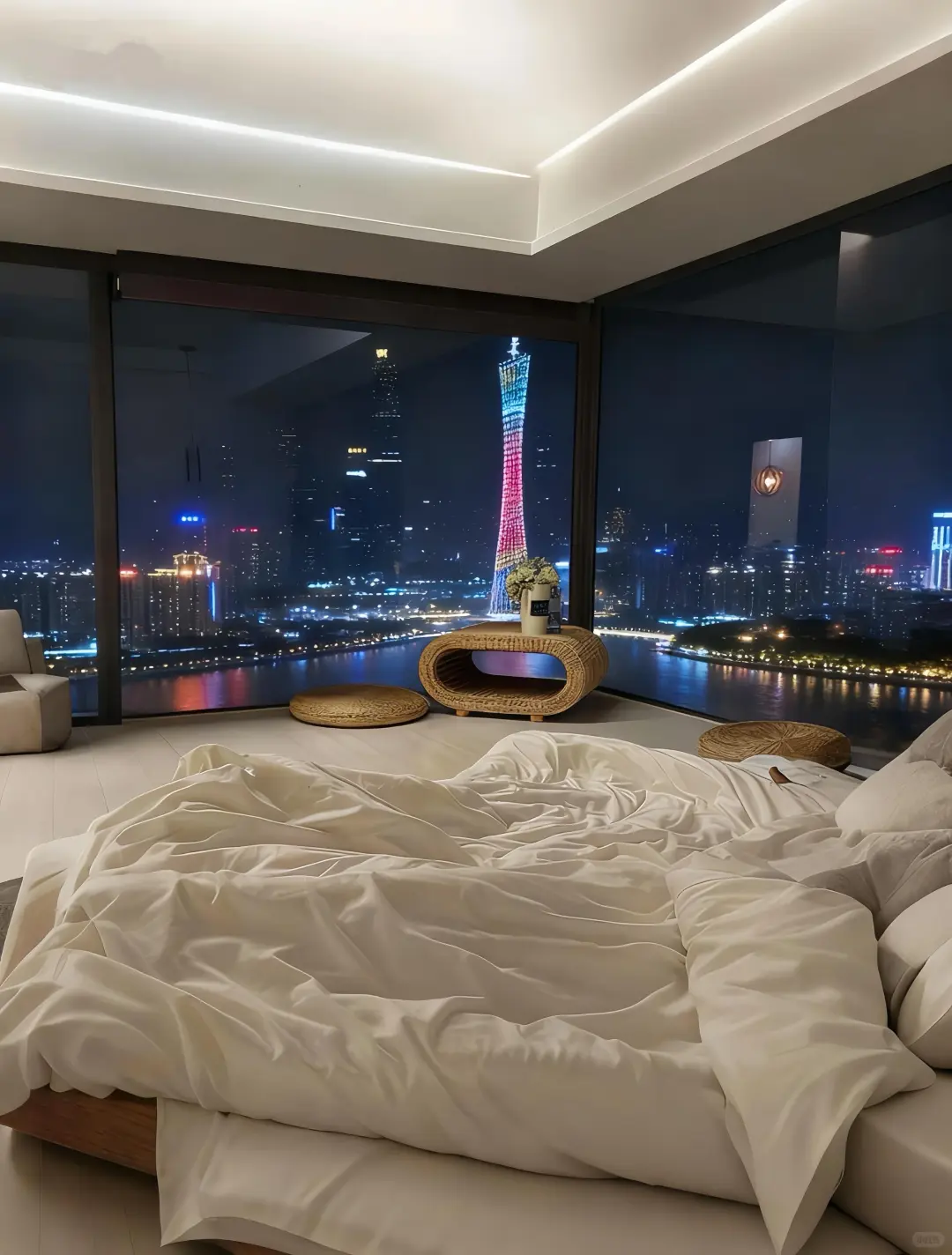 来广州住我家吧！128俩人，就在广州塔?