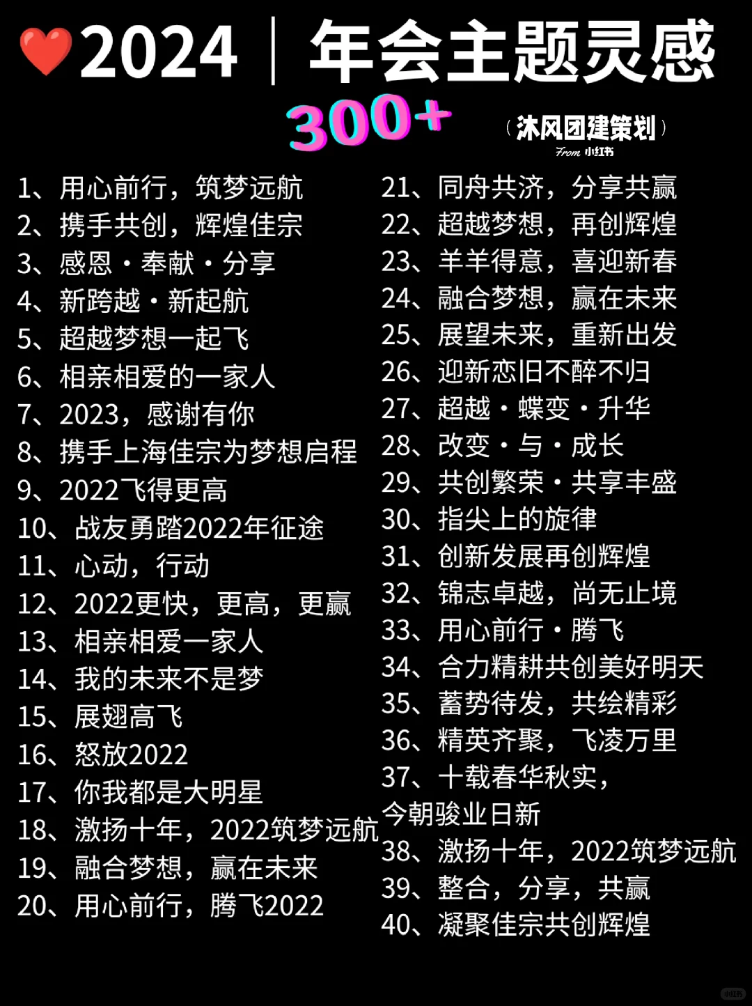 2024?各个行业最新?年会主题❗收藏✔