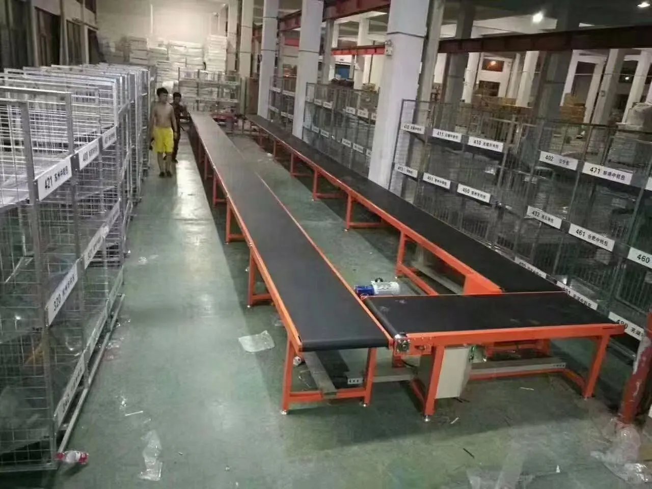 流水线输送带传送带物流快递分拣线