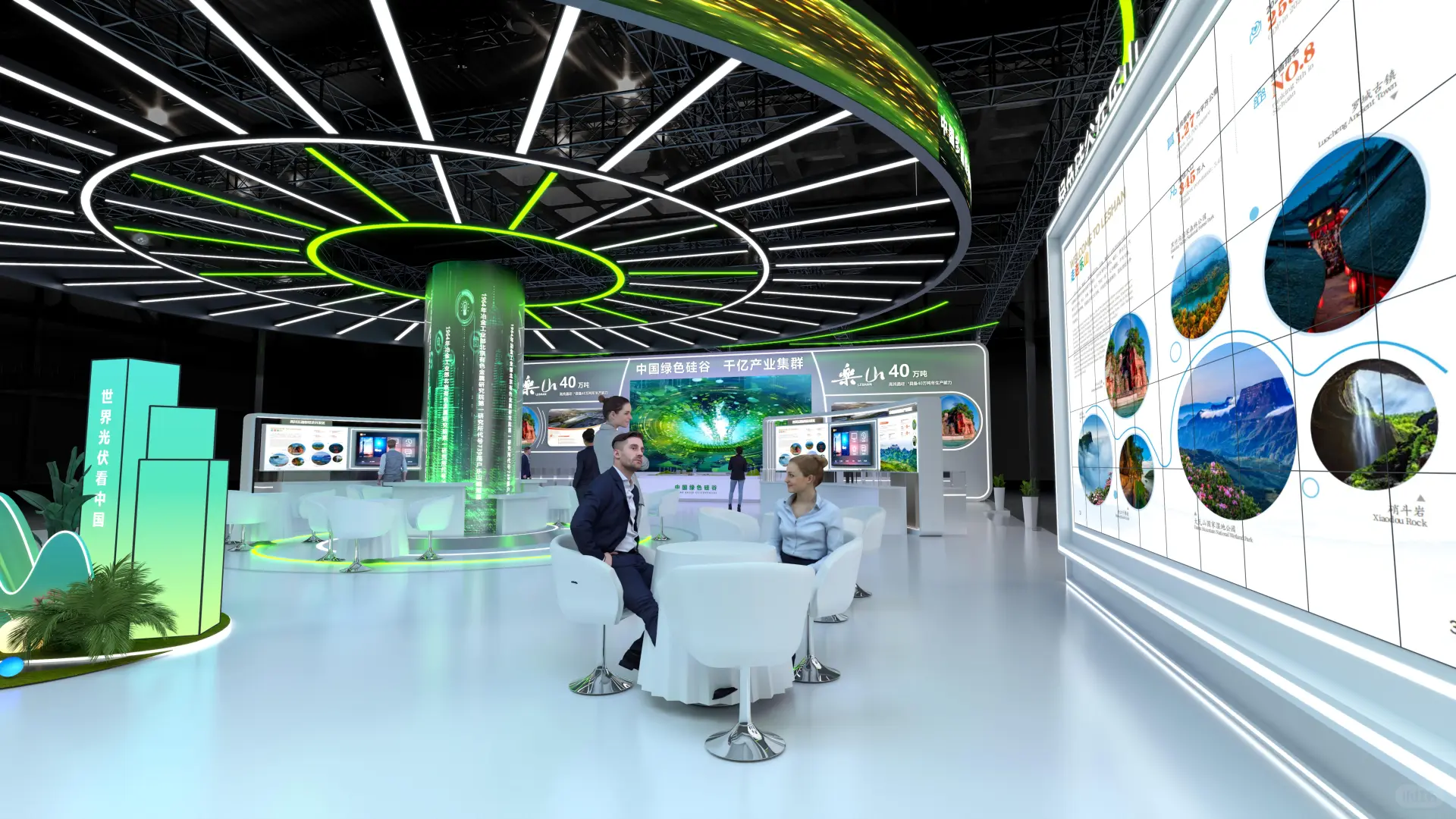 ?科技感展台设计｜上海展会大型展台搭建商