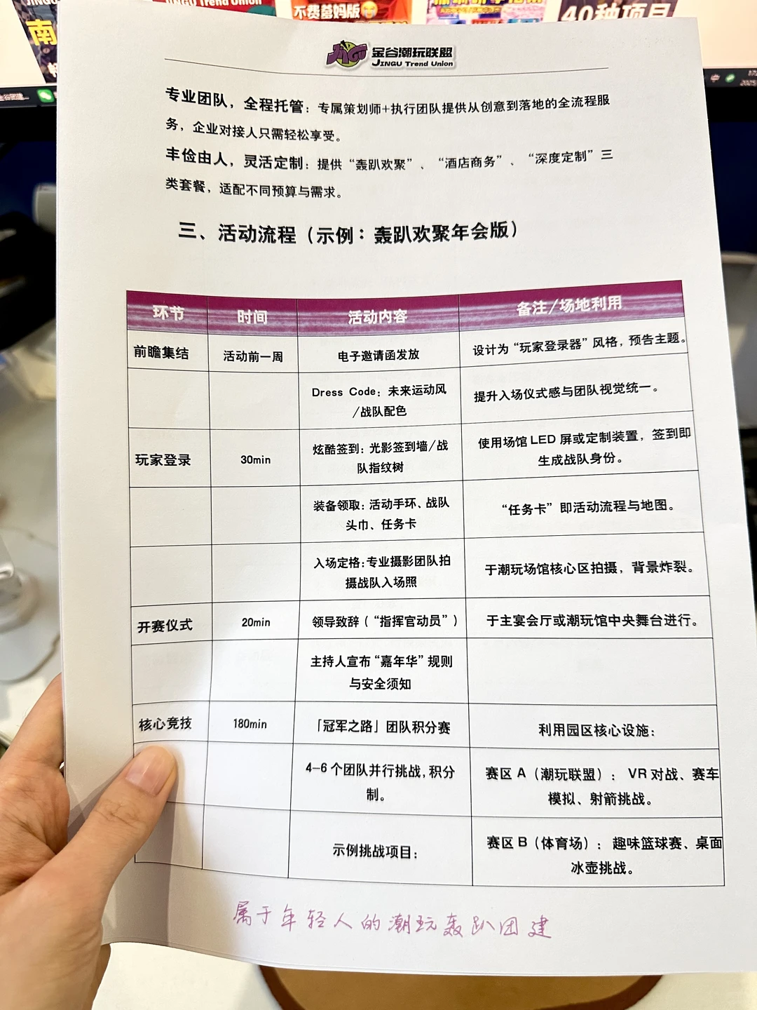 把公司年会策划书偷出来了…老板夸了我一年