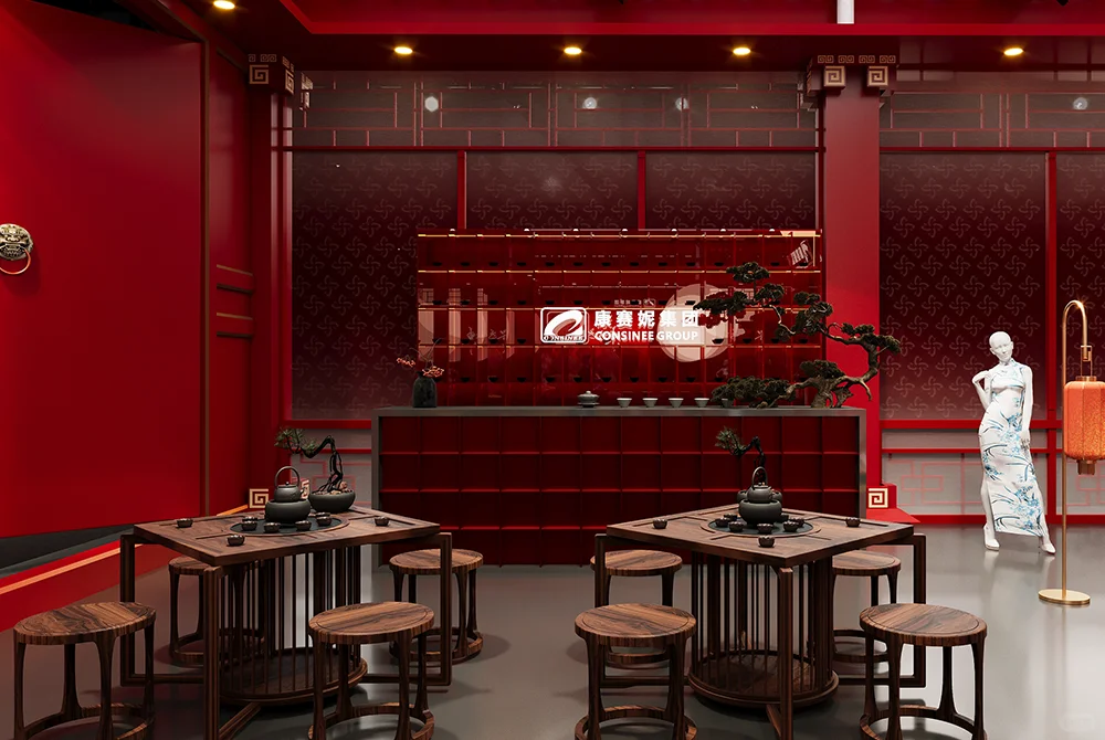 东方美学 | 500㎡中式神韵进博会展台设计