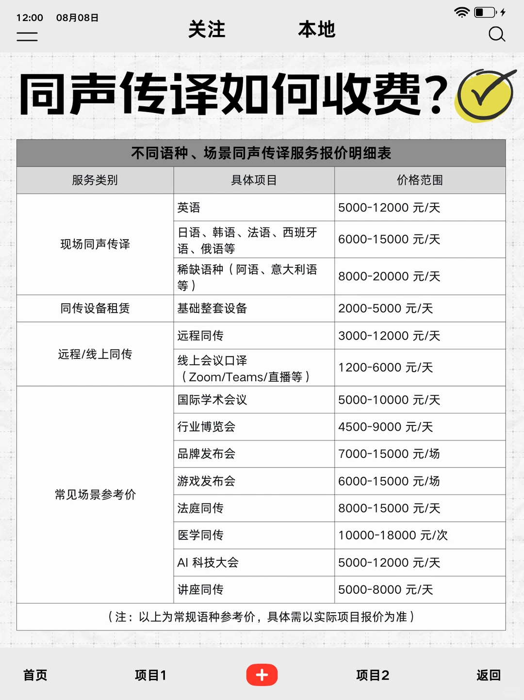 同声传译如何收费?常见语种不同场景报价
