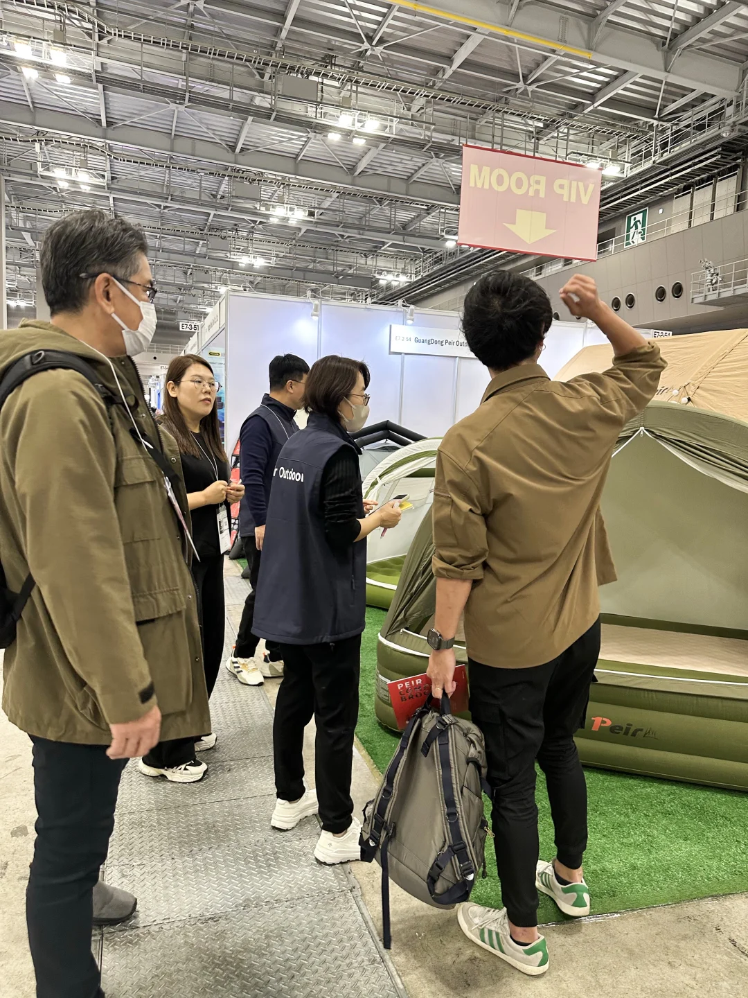 培尔户外东京展惊艳亮相 创新产品引爆全场