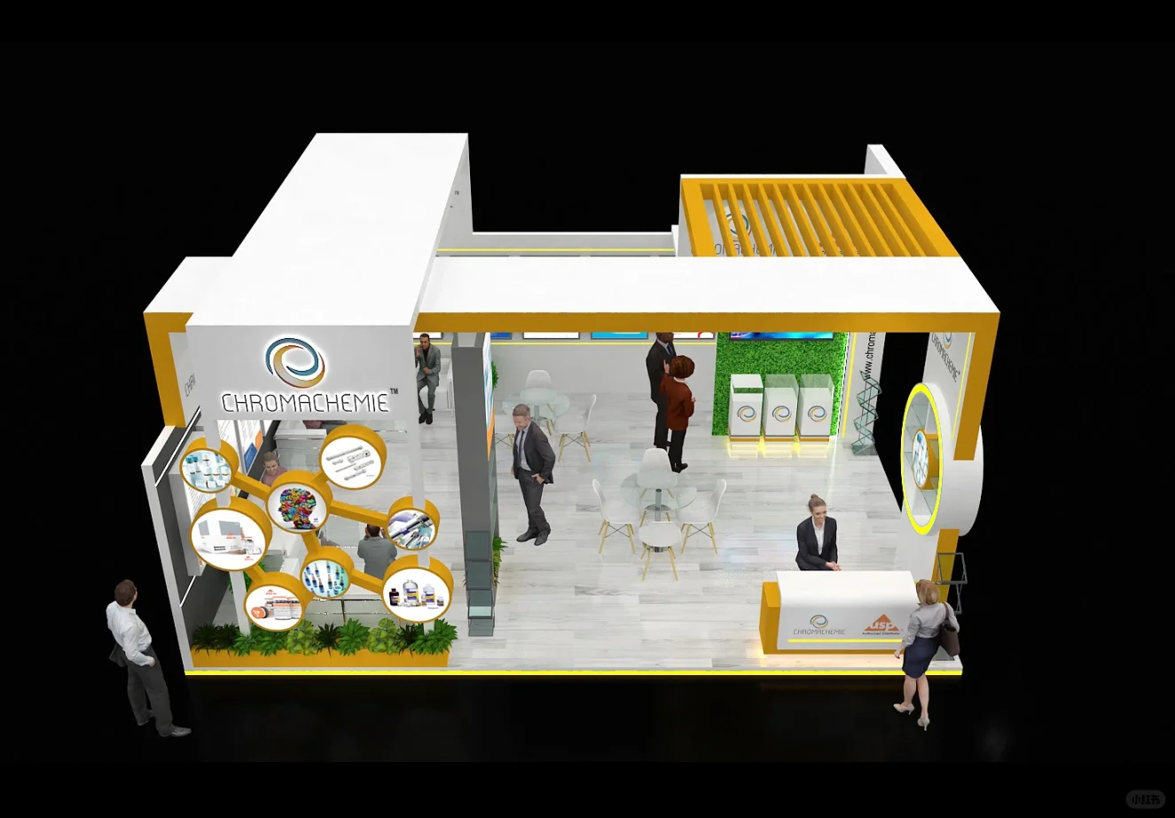 展台设计一定要足够亮眼！⑥‖附落地实景图