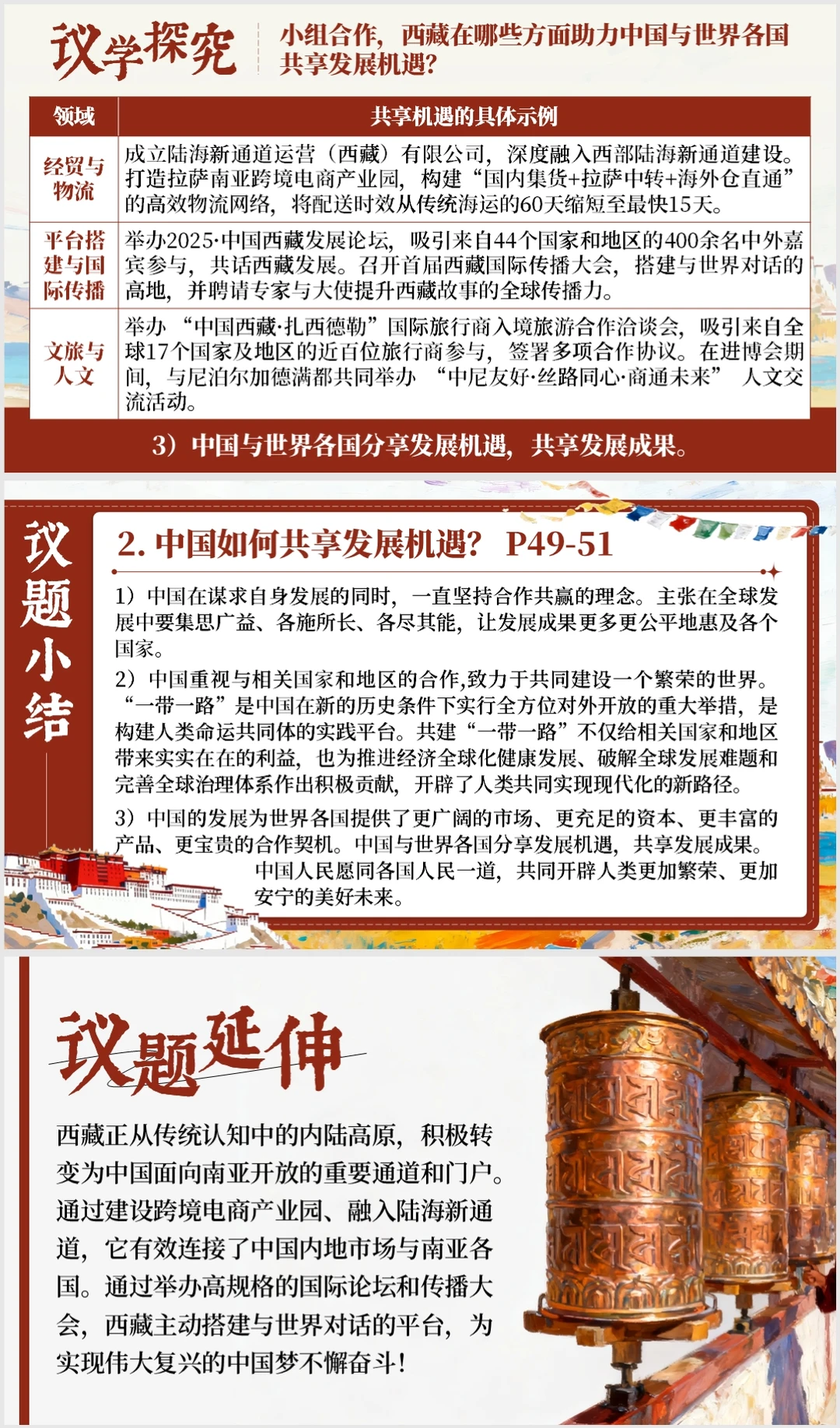 AI数字人情境✨《携手促发展》议题式教学