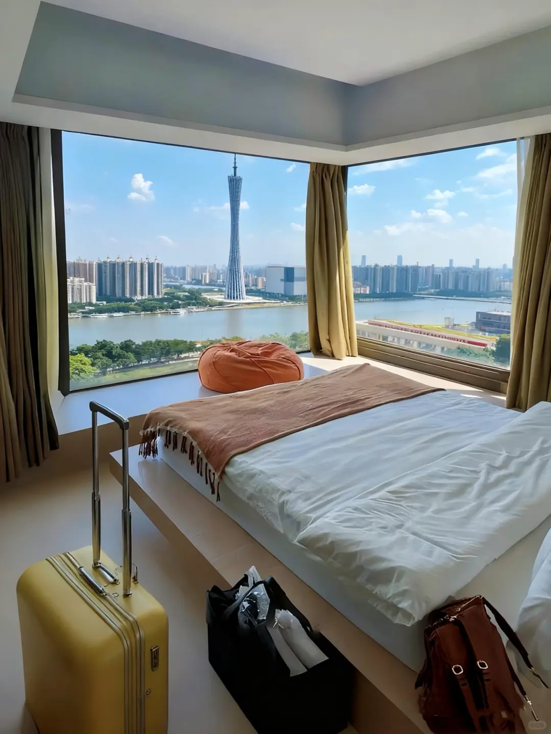 来广州住我家吧！128俩人，就在广州塔?