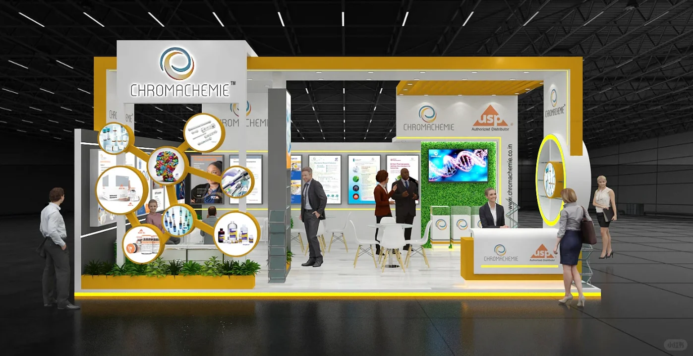 展台设计一定要足够亮眼！⑥‖附落地实景图